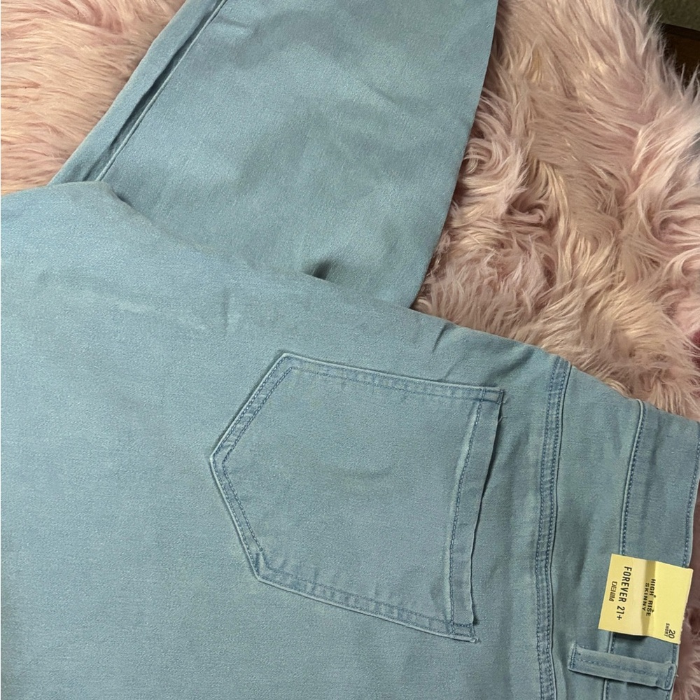 Forever 21 Sky Blue Denim Pants